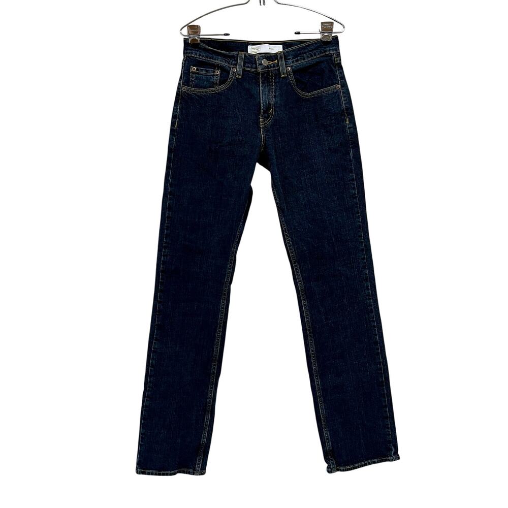 Levi Strauss Signature Gold Men’s Jeans W28 L36 Relaxed Fit Dark Wash Denim